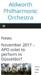 Mobile Screenshot of aldworthphilharmonic.org.uk